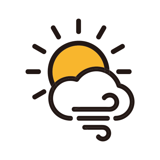 Weather, clouds, storm, sunny icon - Free download