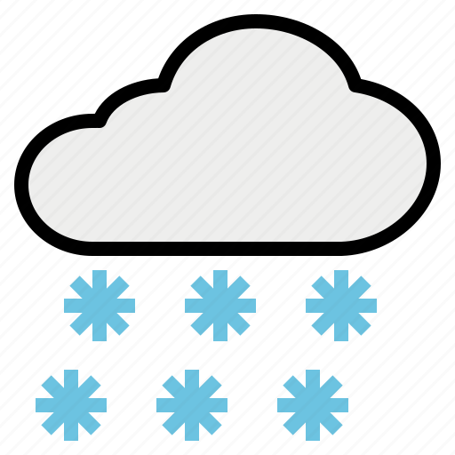 Cloud, cold, powder, snow, snowfall, snowflake icon - Download on Iconfinder
