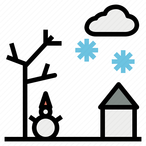 Cold, cool, snow, snowfall, snowman, winter, wintertime icon - Download on Iconfinder