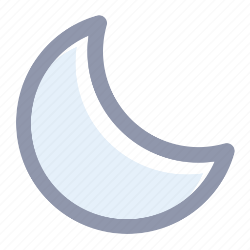 Climate, half, moon, night, weather icon - Download on Iconfinder