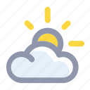 cloud, forecast, sunny, weather