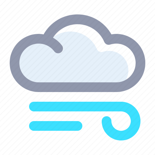 Climate, cloud, forecast, weather, windy icon - Download on Iconfinder