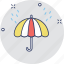 open umbrella, parasol, protection, rain protection, umbrella 