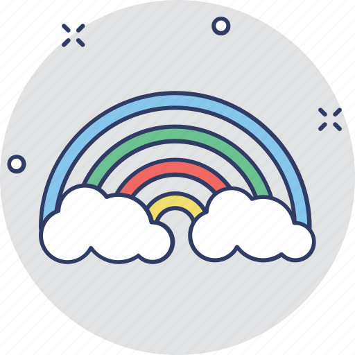 Forecast, rainbow, semicircle, spectrum, sunrays icon - Download on Iconfinder