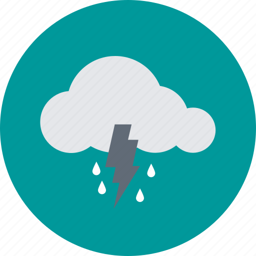 Rain storm, rain thunderstorm, thunderstorm, weather icon - Download on Iconfinder