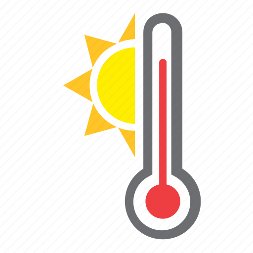 Hot, mercury, summer, sun, temperature, thermometer, weather icon - Download on Iconfinder