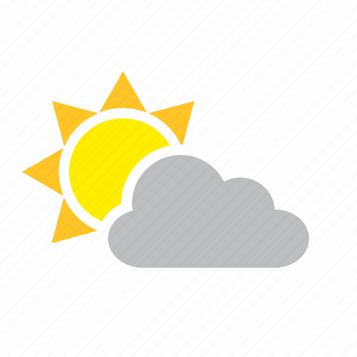 Cloud, cloudy, meteorology, sun, weather icon - Download on Iconfinder
