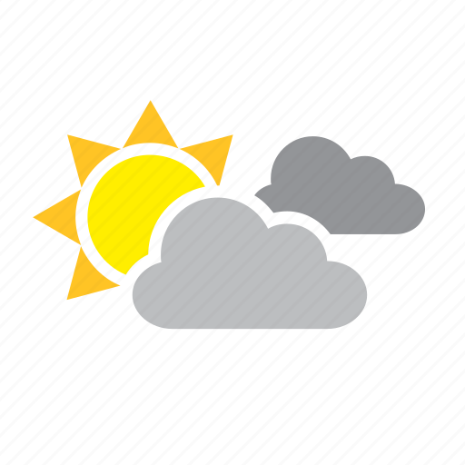 Clouds, cloudy, meteorology, sun, weather icon - Download on Iconfinder