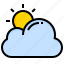 cloudy, haw, weather, jotta, cloud, clouds, and, sun 