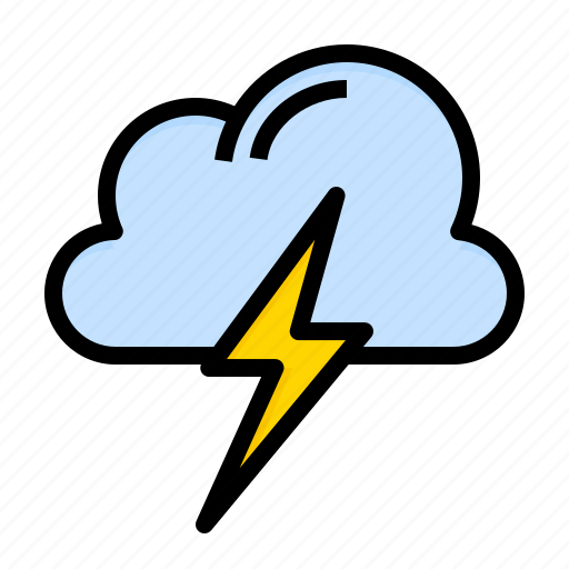 Lighthing, lightning, bolt, thunderstorm, thunderbolt, climate icon - Download on Iconfinder