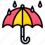 rain, umbrella, protection, rainy, protected 