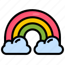 rainbow, climate, nature, meteorology, weather
