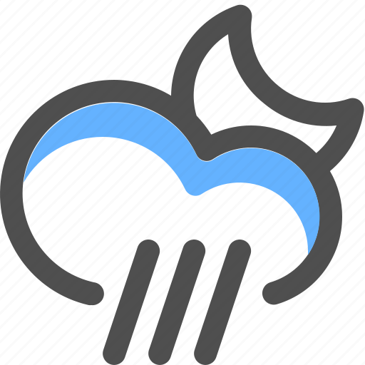 Night, alt, rain, wind, weather, forecast, climate icon - Download on Iconfinder