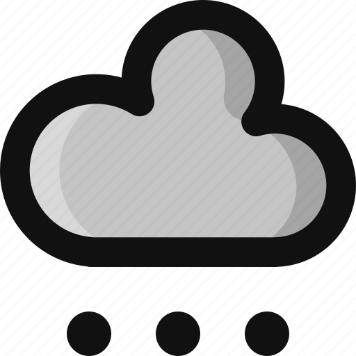 Climate, cloud, cloudy, cold, snow, snowfall, weather icon - Download on Iconfinder