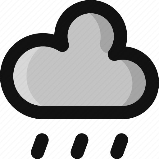 Cloud, downpour, drop, rain, rainy, shower, weather icon - Download on Iconfinder