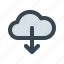cloud, data, download, interface, ui, user, weather 
