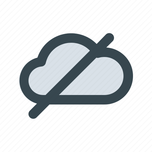 Block, cloud, data, forbidden, interface, user, weather icon - Download on Iconfinder