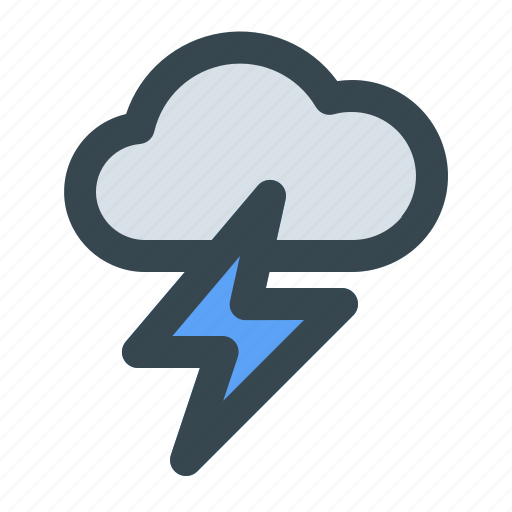 Bolt, cloud, flash, lightning, storm, thunder, weather icon - Download on Iconfinder