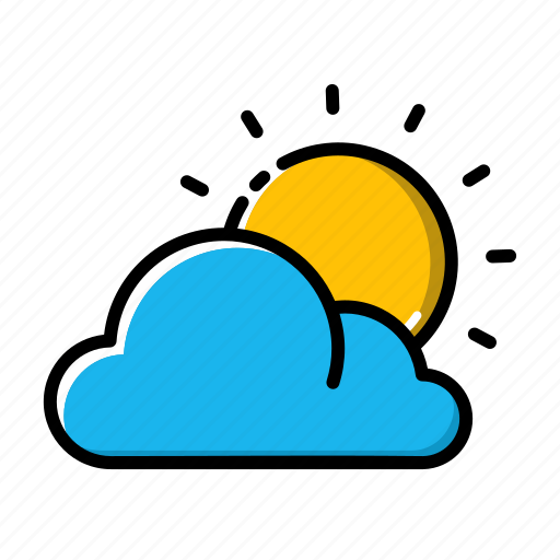 Cloud, hot, sun, sunny, weather icon - Download on Iconfinder