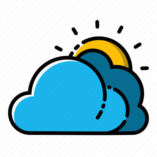 Cloud, cloudy, sun, sunny, weather icon - Download on Iconfinder