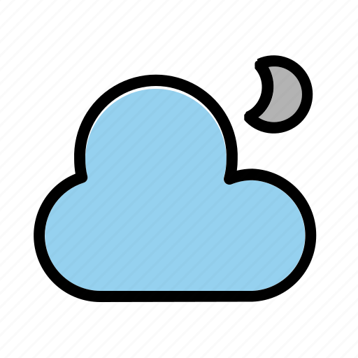 Cuaca, weather, rain, sun, moon, sunny, night icon - Download on Iconfinder