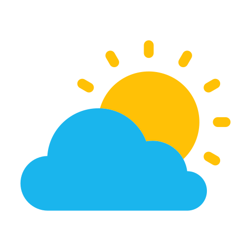 Cloud, sun, sunny, weather icon - Free download