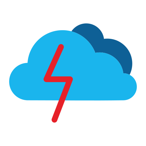 Cloud, lightning, storm, thunderbolt, weather icon - Free download