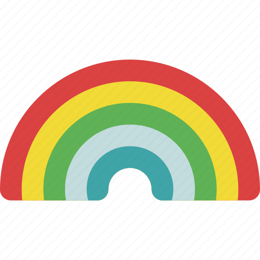 Climate, color, colors, colours, rainbow, sky, weather icon - Download on Iconfinder