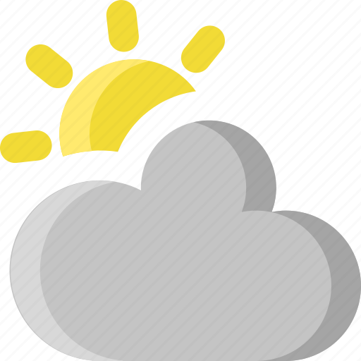 Climate, cloud, cloudy, overcast, sky, sun, weather icon - Download on Iconfinder