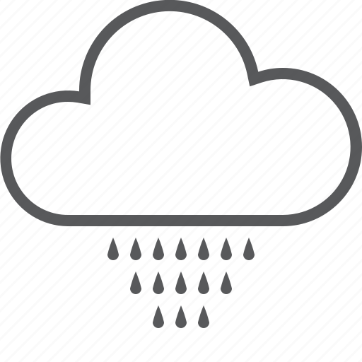 Cloud, drizzle, rain, weather icon - Download on Iconfinder