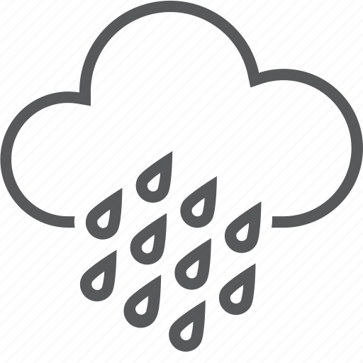 Cloud, heavy, rain, rainy, weather icon - Download on Iconfinder