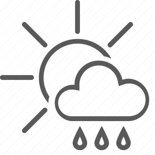 Climate, cloud, rain, sun, weather icon - Download on Iconfinder