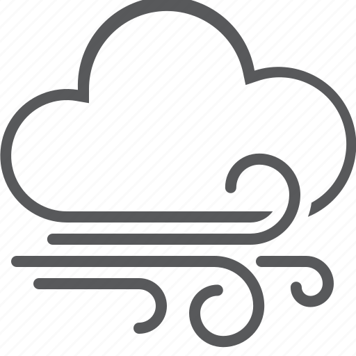 Cloud, storm, weather, wind, windy icon - Download on Iconfinder