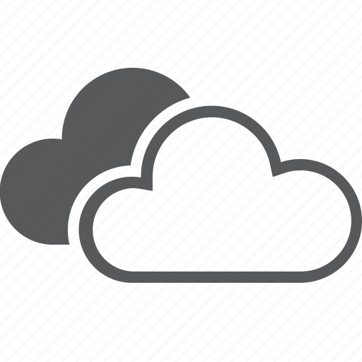 Clouds, cloudy, two, weather icon - Download on Iconfinder