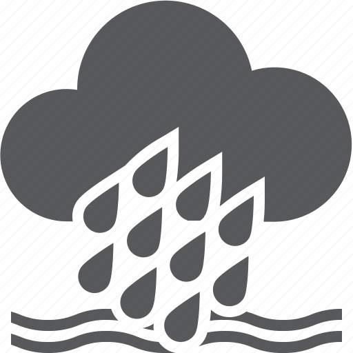 Cloud, flood, rain, waves, weather icon - Download on Iconfinder