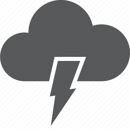 Cloud, flash, thunder, thunderstorm, weather icon - Download on Iconfinder