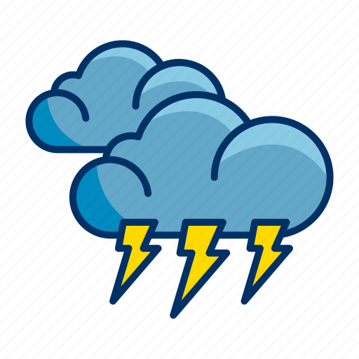 Lightning, cloud, thunder icon - Download on Iconfinder