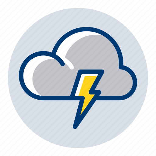 Lightning, storm, thunder, weather, weather forecast icon - Download on Iconfinder