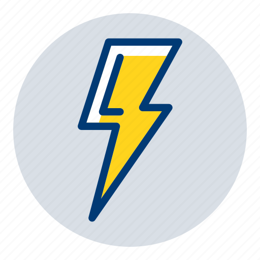 Lightning, power, thunder, weather, weather forecast icon - Download on Iconfinder