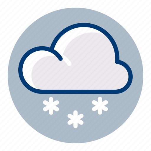 Cloud, snow, snowy, weather, weather forecast, winter icon - Download on Iconfinder