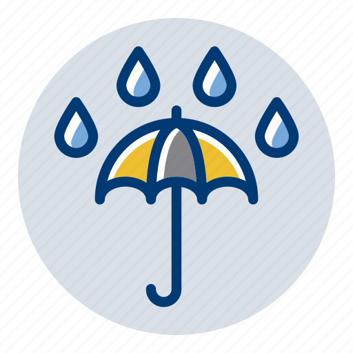 Rain, rainy, umbrella, weather, weather forecast icon - Download on Iconfinder