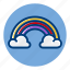 clouds, pride, rainbow, weather, weather forecast 