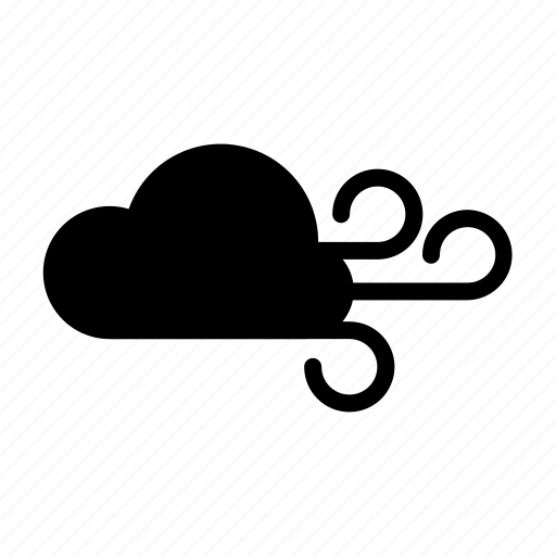 Cloud, cloudy, weather, weather forecast, wind, windy icon - Download on Iconfinder