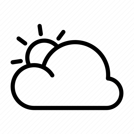 Cloud, cloudy, sun, weather, weather forecast icon - Download on Iconfinder
