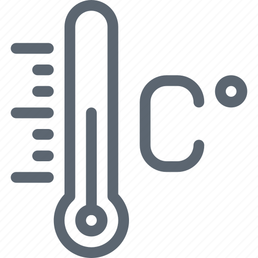 Celsius, celcius, degree, forecast, temperature, thermometer, weather icon - Download on Iconfinder