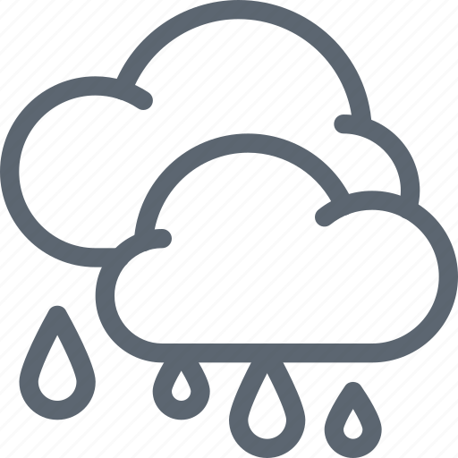 Rain, cloud, cloudy, forecast, weather icon - Download on Iconfinder