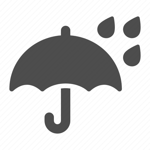 Umbrella, rain, raining, rain drops icon - Download on Iconfinder