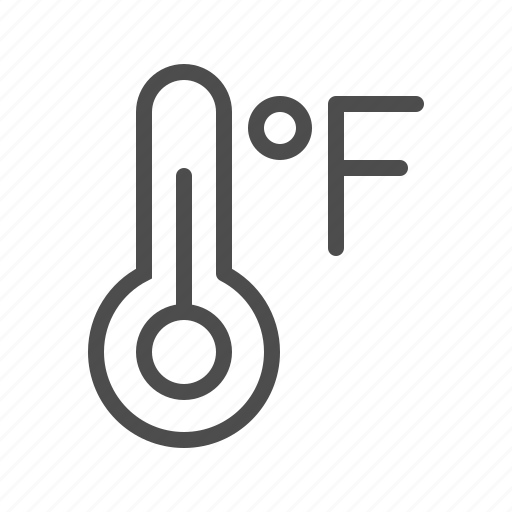 Thermometer, temperature, fahrenheit, degrees icon - Download on Iconfinder