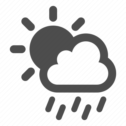 Weather, rain, raining, storm, sun, cloud, cloudy icon - Download on Iconfinder