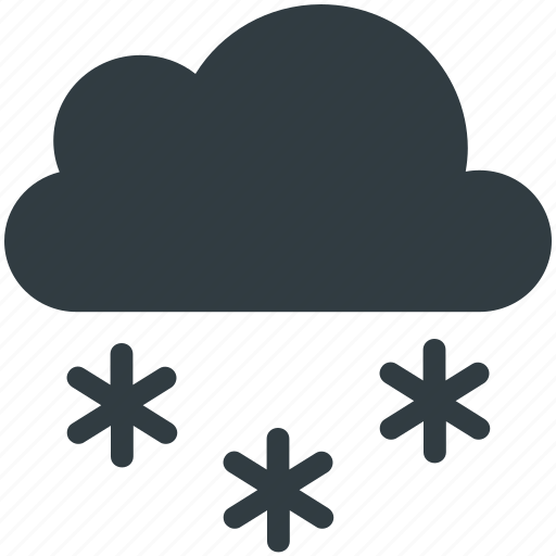 Cloud, forecast, snow fall, weather, winters icon - Download on Iconfinder